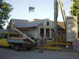 Der Bau ist regendicht