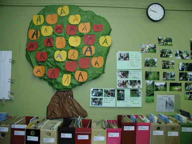 Der Buchstabe A wurde gelernt